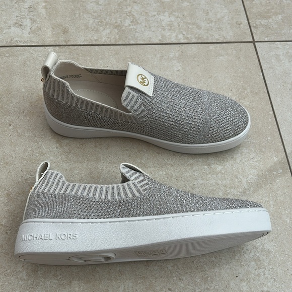 New Michael Kors Juno slip on sneaker (champagne) - Picture 9 of 14